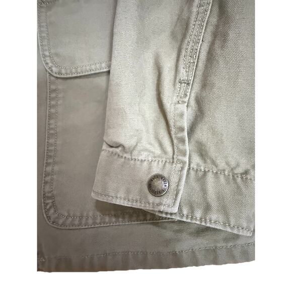 BUCK MASON Men’s Olive Marsh Fern High Desert Canvas Work Button Jacket Small - Picture 4 of 16